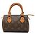 Louis Vuitton Brown Monogram Mini Speedy HL Marrom