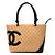 Tote Chanel Beige Large Quilted Lambskin Cambon Ligne