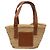 Borsa Tote LOEWE Beige Small Raffia Anagram