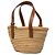 Borsa Tote LOEWE Beige Small Raffia Anagram - vista 2