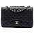 Chanel Black Jumbo Classic Caviar Single Flap Nero