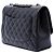 Chanel Black Jumbo Classic Caviar Single Flap Nero - vista 2
