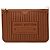 Pochette Louis Vuitton Neverfull Inside Out MM in pelle di vitello marrone