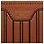 Pochette Louis Vuitton Neverfull Inside Out MM in pelle di vitello marrone - vista 5