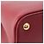 Prada Red Medium Saffiano Cuir Double Satchel Rosso Bordò - vista 10
