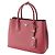 Prada Red Medium Saffiano Cuir Double Satchel Rosso Bordò - vista 2