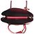 Prada Red Medium Saffiano Cuir Double Satchel Rosso Bordò - vista 6