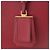 Prada Red Medium Saffiano Cuir Double Satchel Rosso Bordò - vista 9