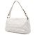 Chanel White Glazed Calfskin On The Road Flap Bianco Crudo - vista 2