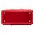 Lady Dior in tweed rosso misura Medium con frange e strass - vista 3