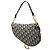 Borsa Saddle in tela Dior Blue Oblique - vista 2