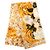 Sciarpa in seta Chanel Gold Camellia Baroque D'oro