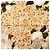 Sciarpa in seta Chanel Gold Camellia Baroque D'oro - vista 6