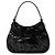 Gucci Black Medium Coated Canvas Dialux Queen Hobo Nero