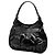 Gucci Black Medium Coated Canvas Dialux Queen Hobo Nero - vista 2