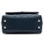 Chanel Blue Extra Mini gestepptes Lammleder Rainbow Coco Top Handle Tasche Blau Marineblau - Ansicht 3