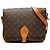 Louis Vuitton Marrone Monogram Cartouchiere GM