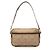 Salvatore Ferragamo Borsa a tracolla Ferragamo in tela Gancini beige