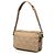Salvatore Ferragamo Borsa a tracolla Ferragamo in tela Gancini beige - vista 2