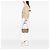 Salvatore Ferragamo Borsa a tracolla Ferragamo in tela Gancini beige - vista 6