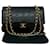 Chanel Black Medium Classic Lambskin Double Flap Nero - vista 10