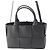 Bottega Veneta Tote Arco Mini in agnello nero con intreccio - vista 5