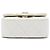 Clutch Chanel White Mini Quilted Caviar Con Catena Bianco - vista 3
