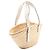 Borsa Tote LOEWE Beige Small Raffia Anagram - vista 2