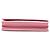 Wallet On Chain Portafoglio con catena Chanel in agnello goffrato CC rosa con camelia - vista 3