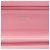 Wallet On Chain Portafoglio con catena Chanel in agnello goffrato CC rosa con camelia - vista 5