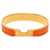 Bracelet Clic H Hermès en émail orange étroit PM  - vue 4