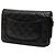 Wallet On Chain Cartera Chanel Black CC Quilted Caviar con Cadena Negro - vista 2