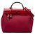 Hermès Red Toile Verso Herbag Zip 31 Rosso