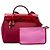 Hermès Red Toile Verso Herbag Zip 31 Rosso - vista 7