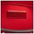 Clutch Elektra con chiusura a turnover in pelle di vitello borchiata rossa Prada Rosso - vista 5
