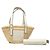 LOEWE Beige Small Raffia Anagram Basket Tote - view 7