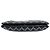 Chanel Black Quilted Metallic Distressed Lambskin CC Crystal Flap Nero - vista 3