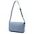 Céline Borsa a tracolla Celine Triomphe Claude in pelle di vitello lucida blu Blu chiaro - vista 2