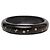 Bracciale Sylvania in legno di tigre monogramma nero Louis Vuitton in ottone - vista 2