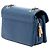 Chanel Blue Small Chevron Lambskin Stitched Envelope Flap Blu navy - vista 2
