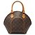 Louis Vuitton Marrone Monogram Ellipse PM