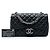 Chanel Black Medium Quilted Lambskin Westminster Pearl Flap Nero - vista 6