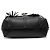 Chloé Penelope Soft Satchel em couro de vitelo de grão pequeno preto - vista 3