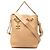 Chanel Beige Large CC Quilted Calfskin On My Shoulder Drawstring Bucket Bag