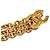 Cinturón de cadena Triple CC chapado en oro Chanel Gold Dorado - vista 4