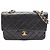 Chanel Black Medium Classic Lambskin Double Flap Nero