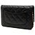 Chanel Black CC gestepptes Caviar Wallet on Chain Schwarz - Ansicht 2