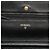 Chanel Black CC gestepptes Caviar Wallet on Chain Schwarz - Ansicht 5