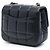 Chanel Black Mini Quilted Lambskin Resin Crystal Square Monacoco Flap Nero - vista 2
