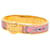 Bracciale Charniere Uni in smalto rosa stretto Hermès  - vista 2